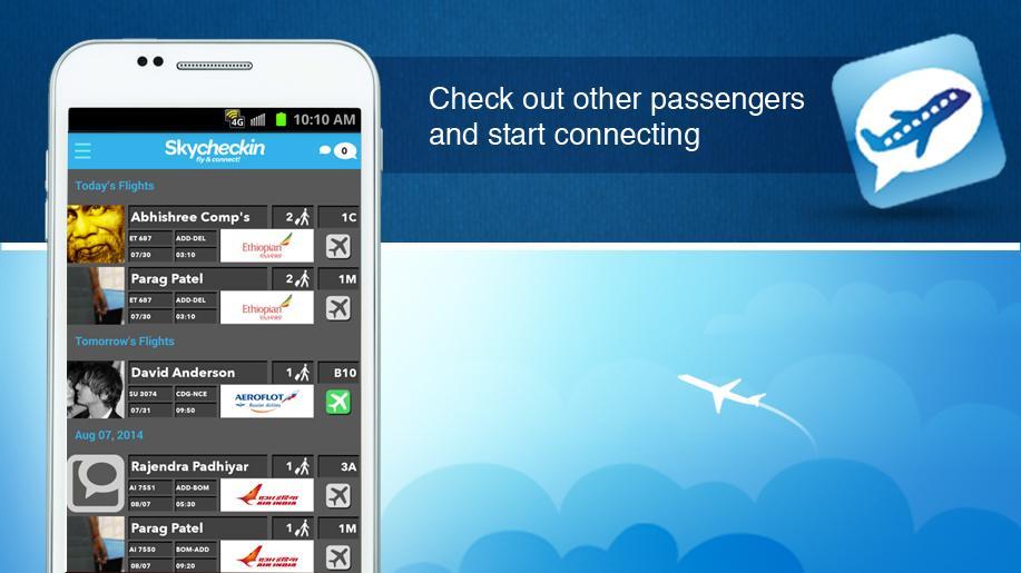 Skycheckin: Fly and Connect!