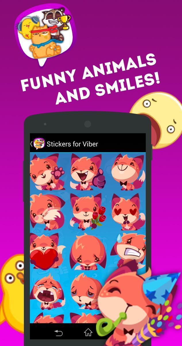 Stickers and Smiles for Viber