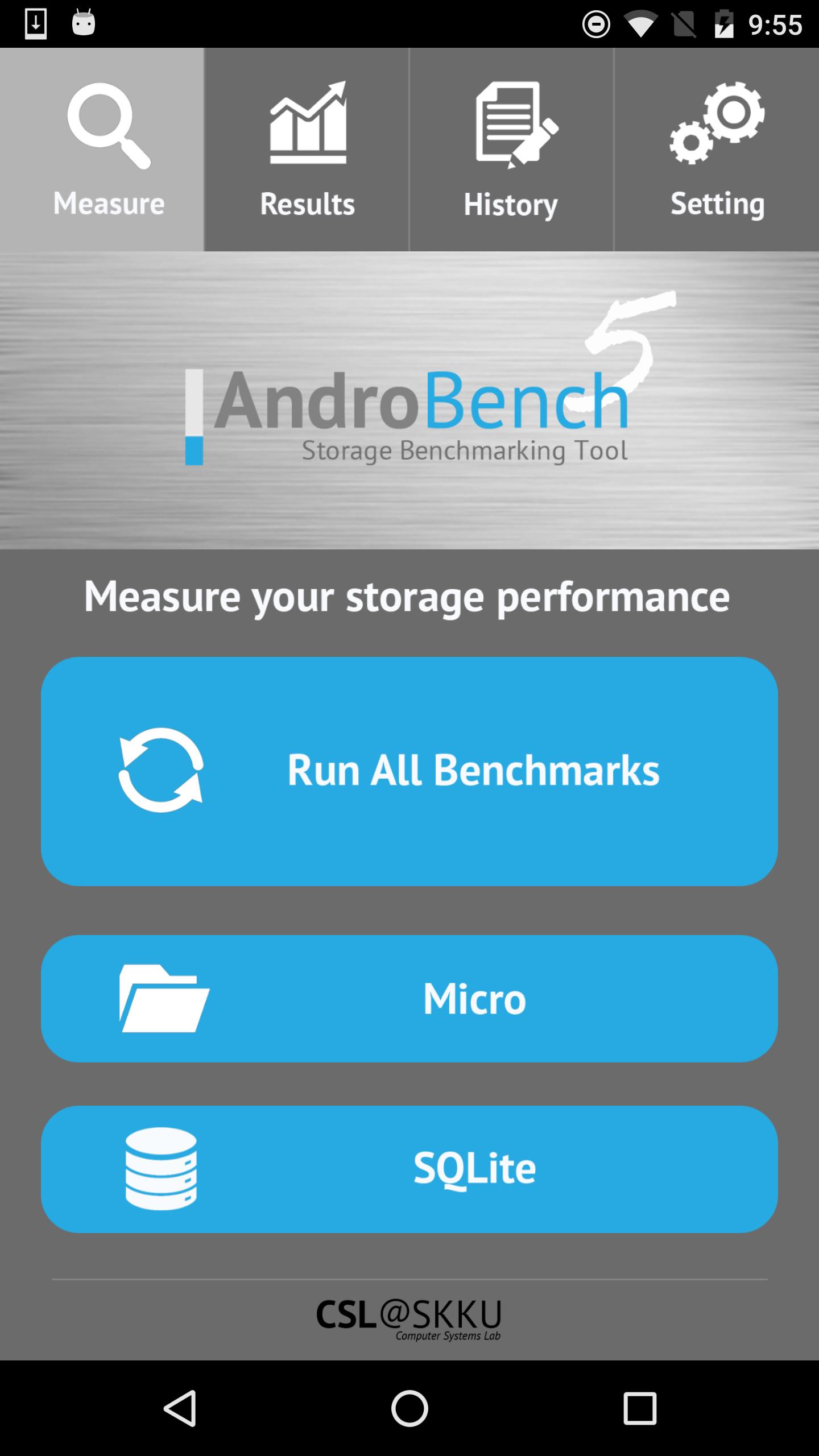 Androbench (Storage Benchmark)