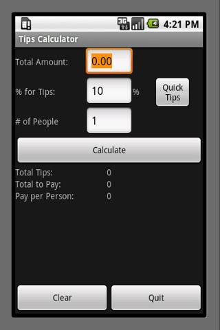 Tips Calculator