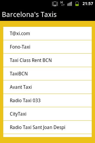 Barcelona's Taxis Free