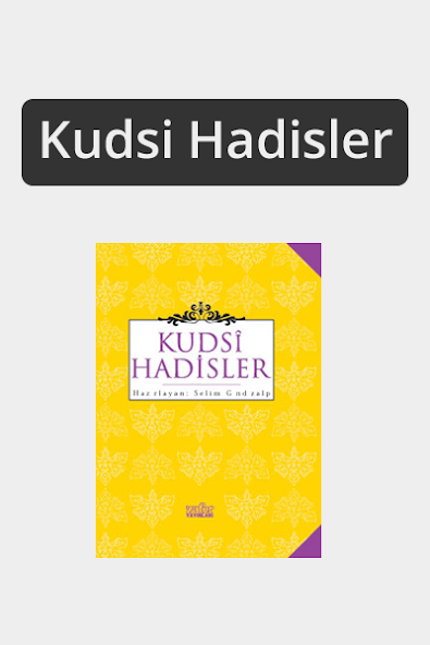 Kudsi Hadisler