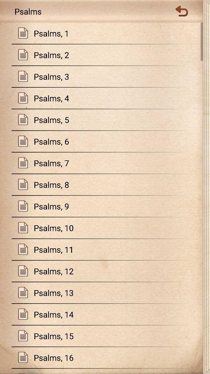 Bible - Psalms