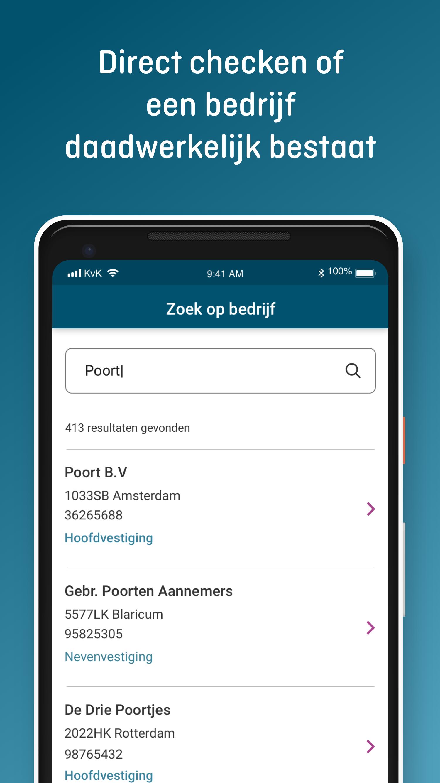 KVK App Handelsregister