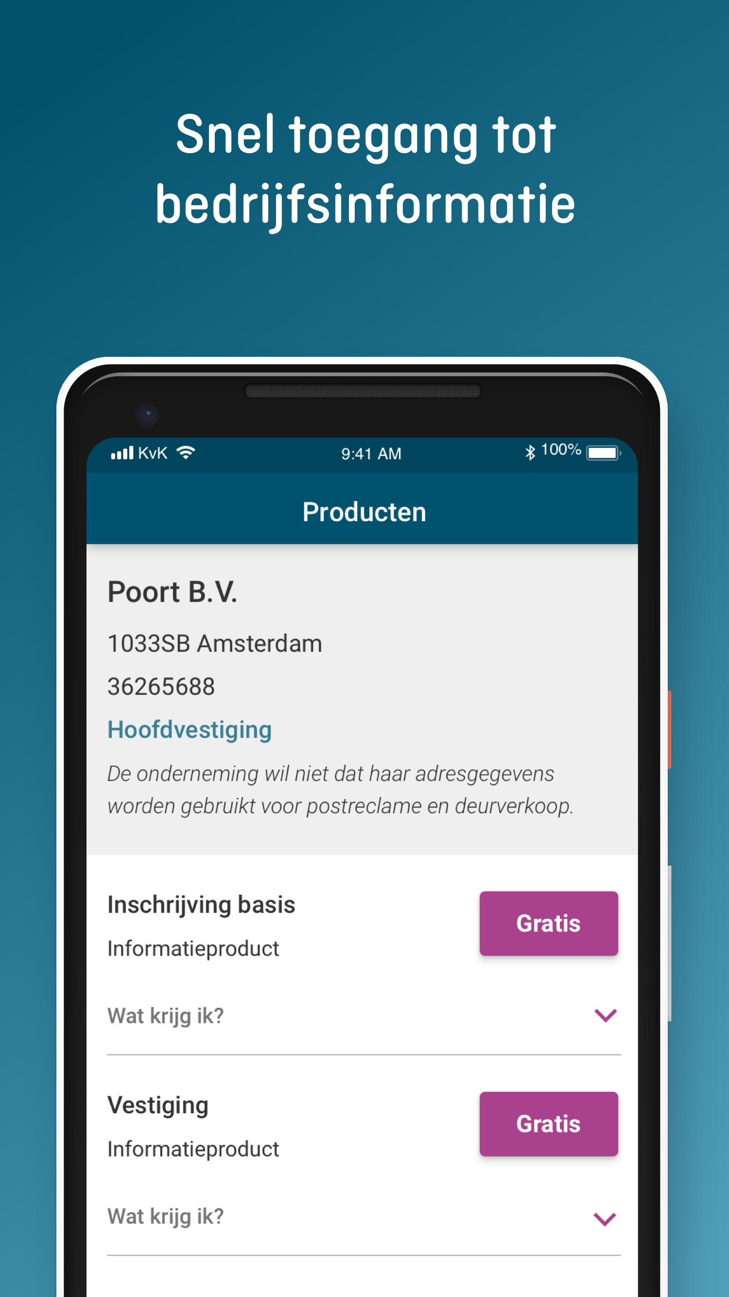 KVK App Handelsregister