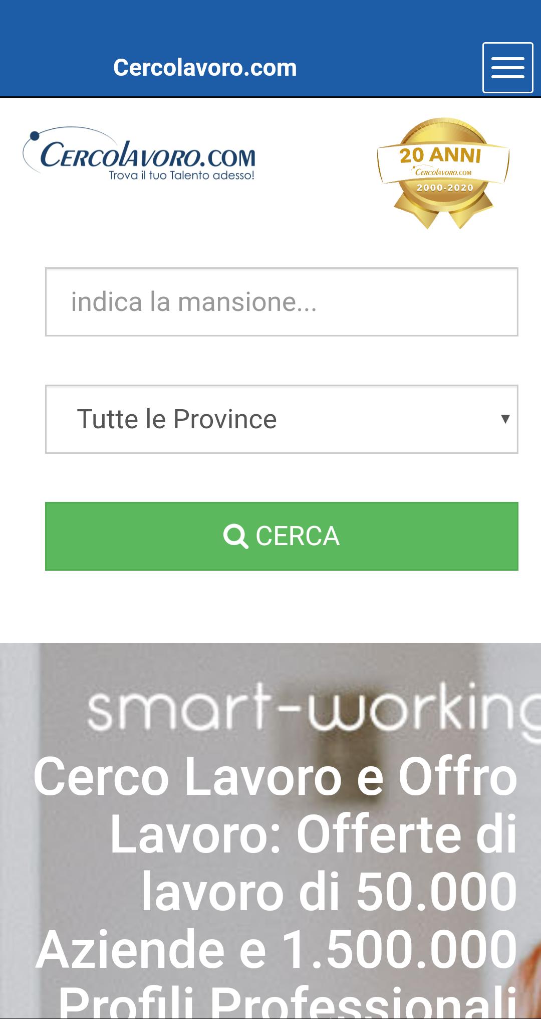 Cerco Lavoro