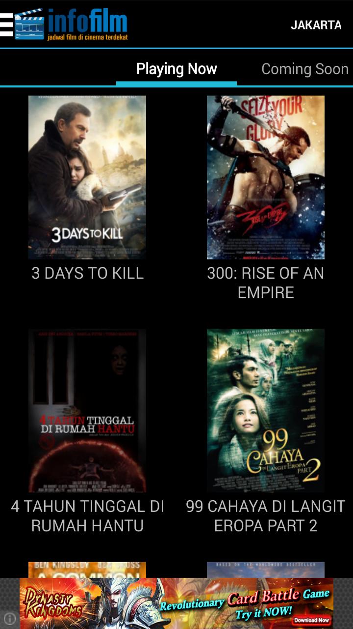 Info Film: Jadwal Cinema 21