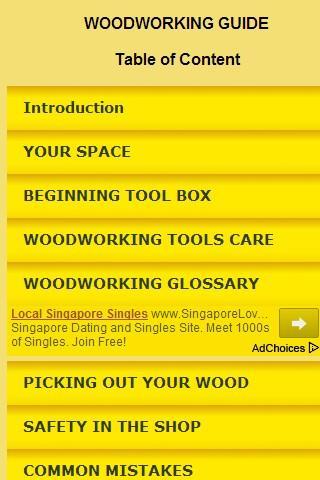 Wood Working Guide