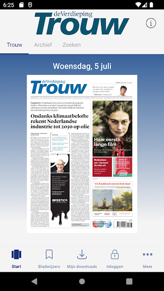 Trouw digitale krant