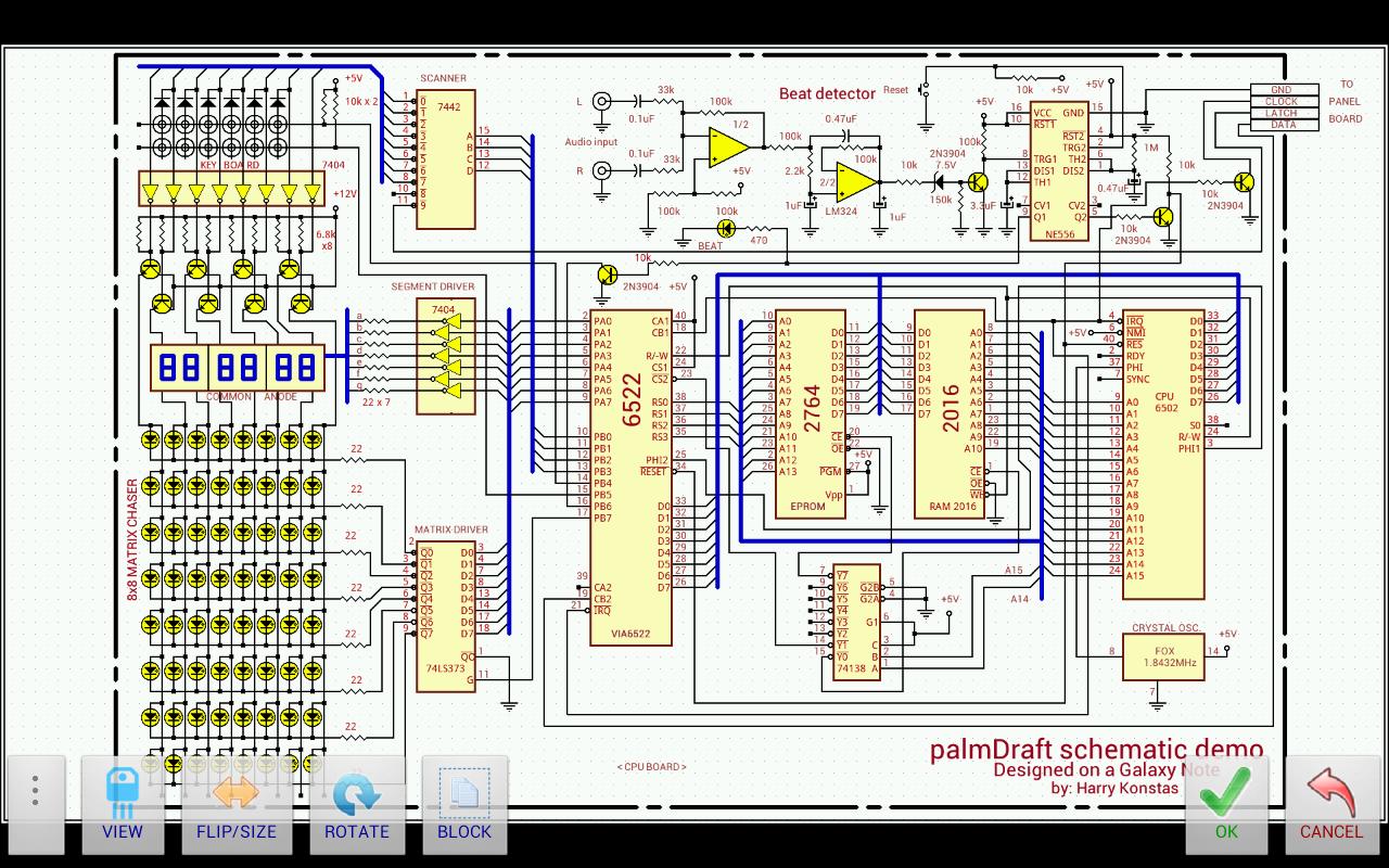 palmDraft(lite) ElectronicsCAD