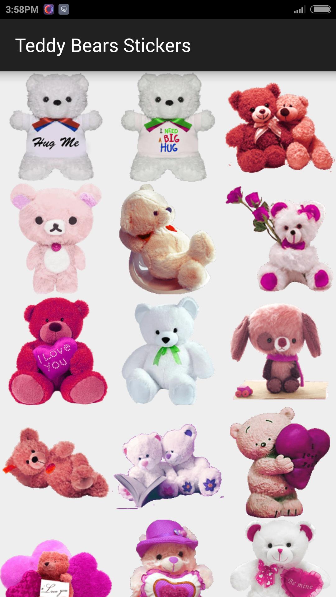 Teddy Bear Cute Stickers