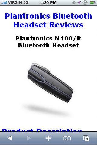 M100R Bluetooth Headset Review