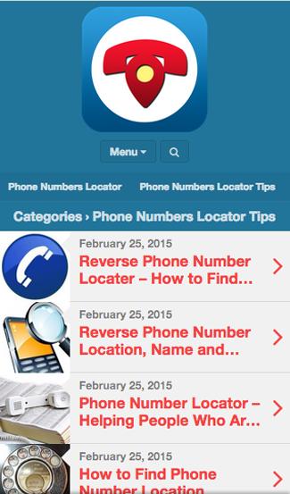 Phone Numbers Locator Tips