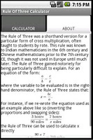 Rule Of Three Calculator