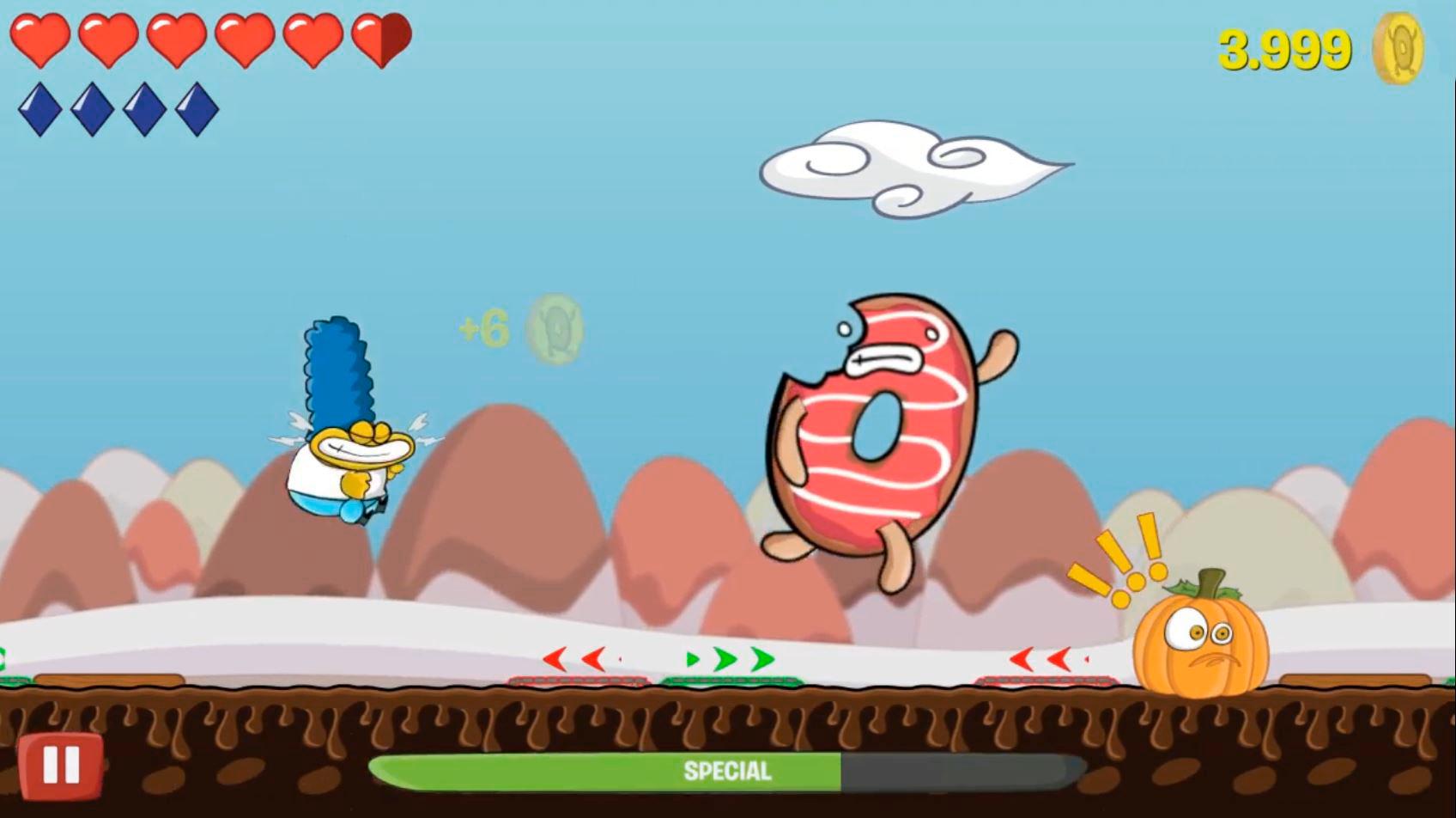 Eat The Donut: 2D Platform Runner