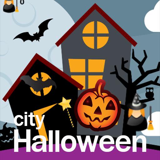 Halloween city pumpkin