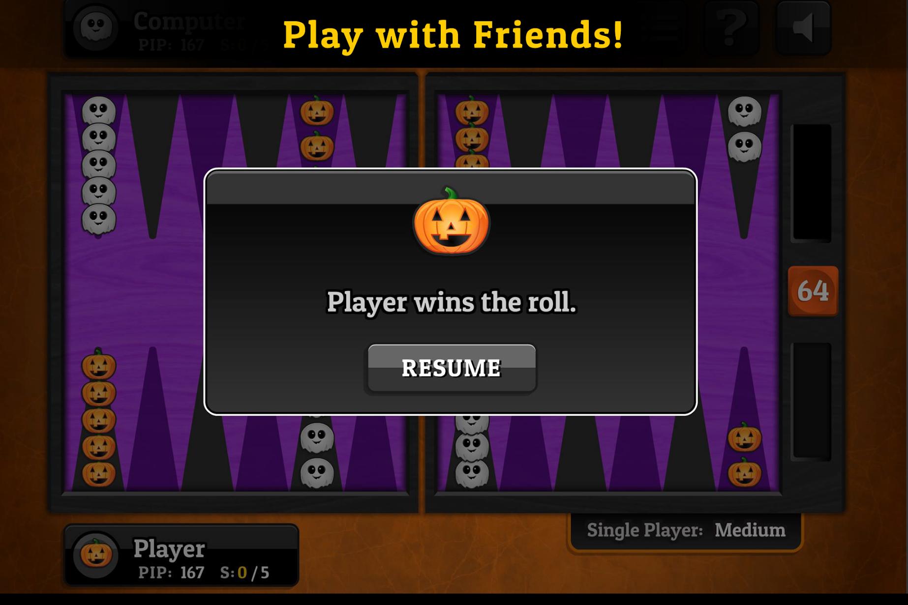 Halloween Backgammon