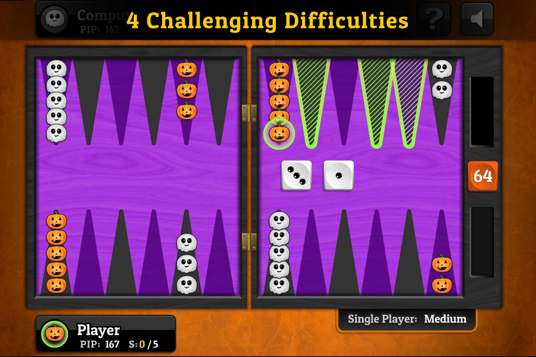 Halloween Backgammon