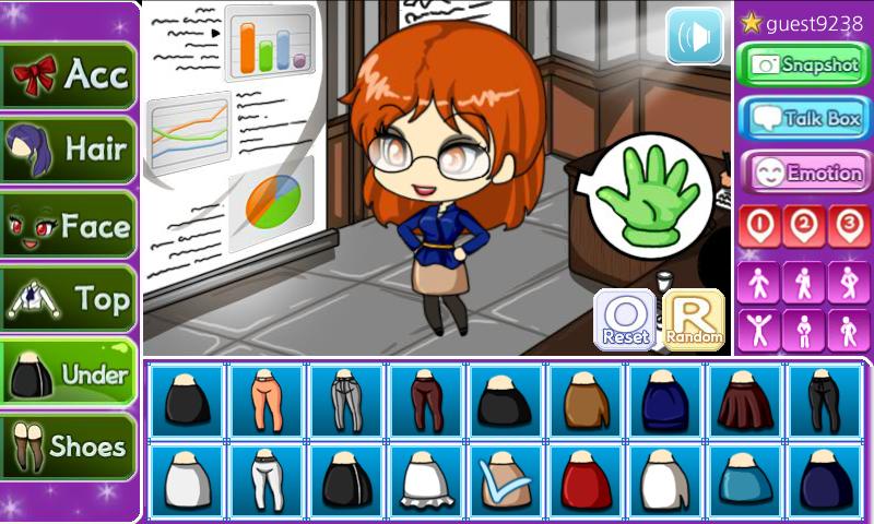 Office Pretty Girl : dress up game