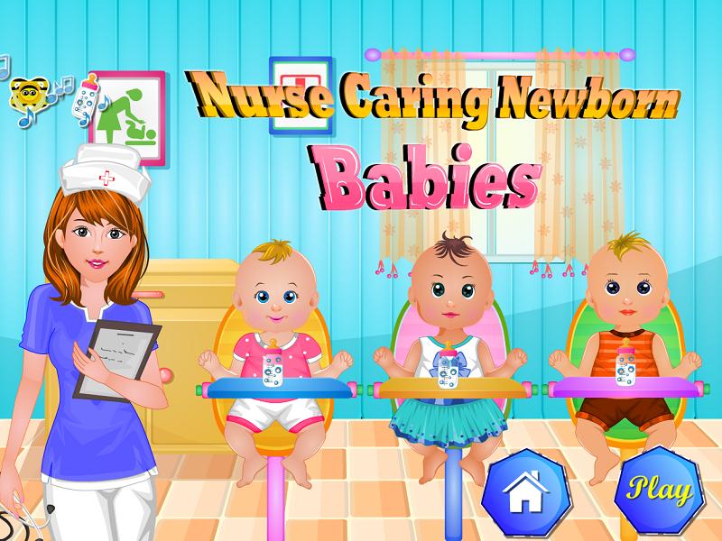 Newborn care baby games