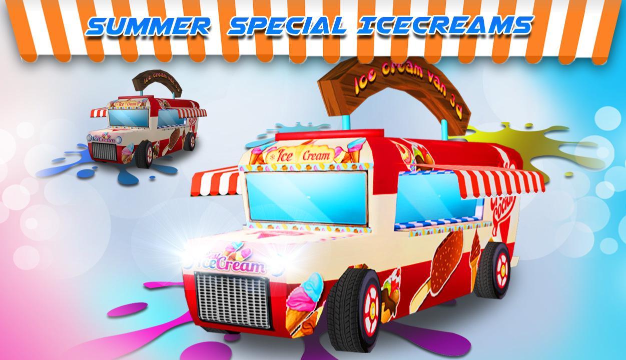 Ice cream van 3d