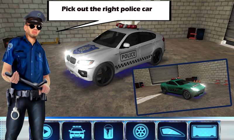 Ultra 3D Police Car Parking 2