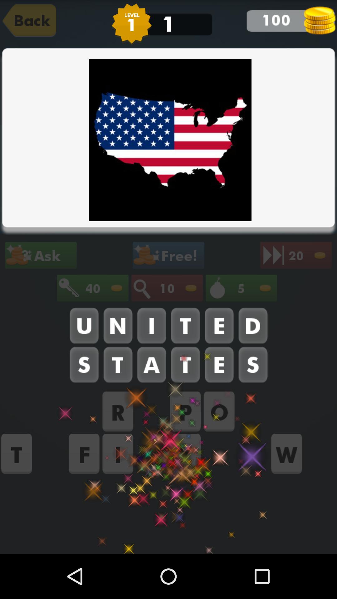 Country Flag Map Quiz - World