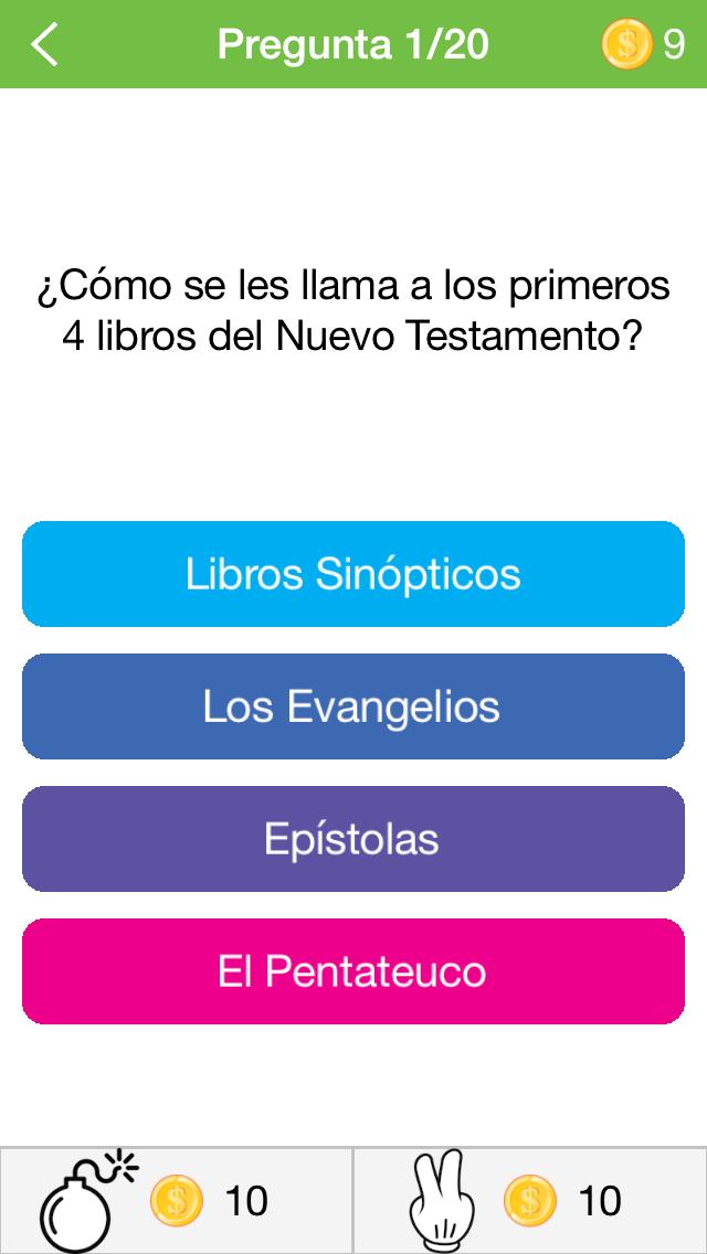 Cuestionario Biblico