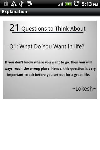 21 Life Changing Questions