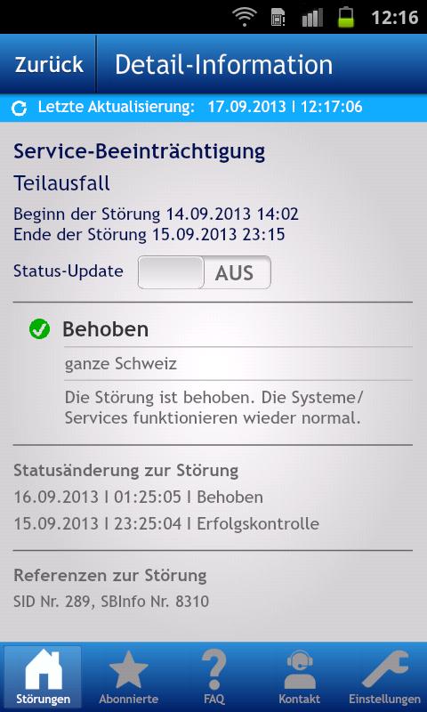 Swisscom Service Inspector