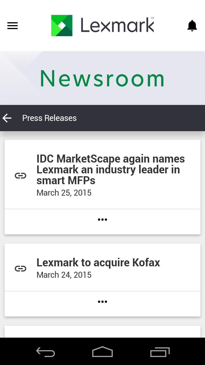 Lexmark Newsroom