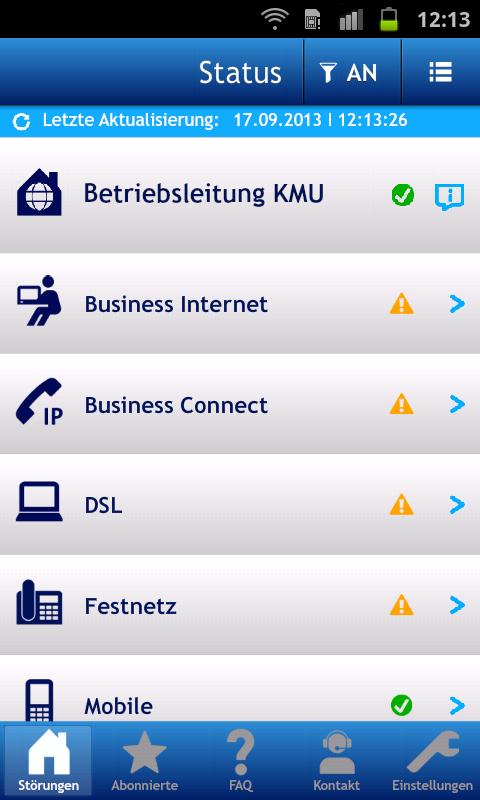 Swisscom Service Inspector