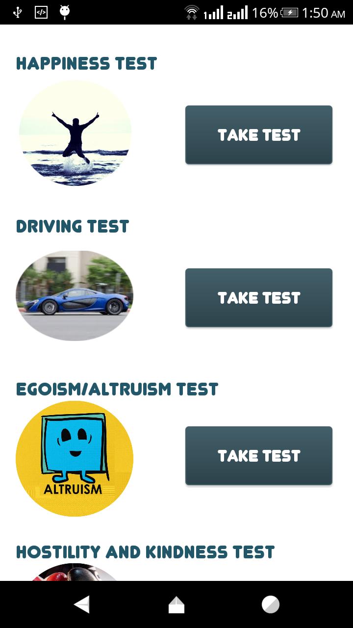 Personality Tests