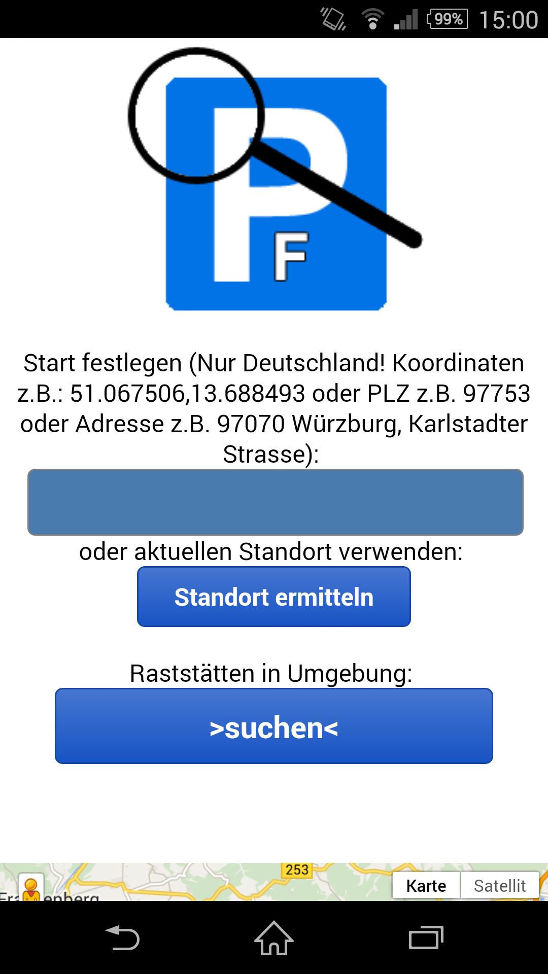 LKW Parkplatzfinder