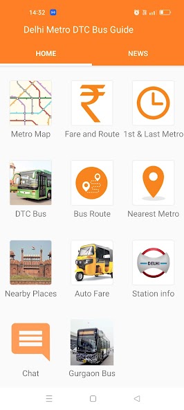 Delhi Metro Map,Route, DTC Bus