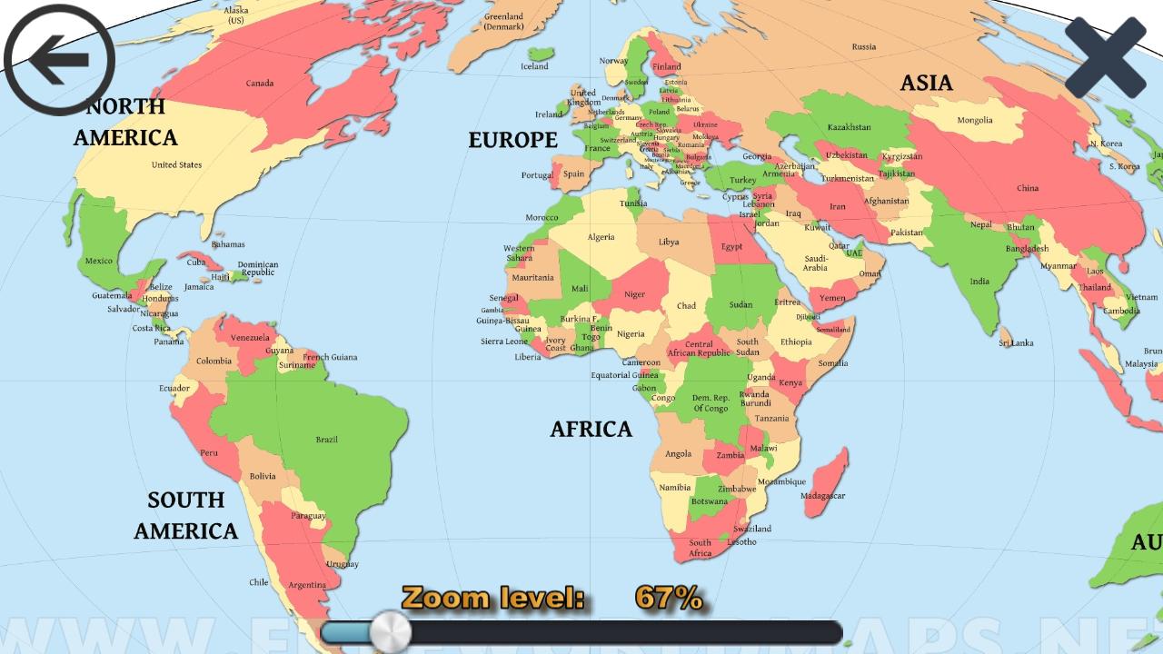 Free Political World Map