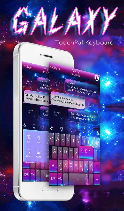 TouchPal Galaxy Keyboard Theme