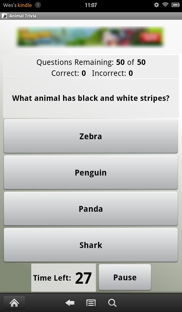 Animal Trivia