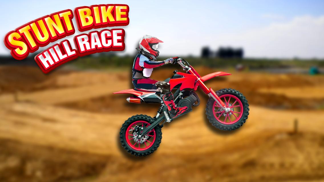 Stunt Bike Hill Race