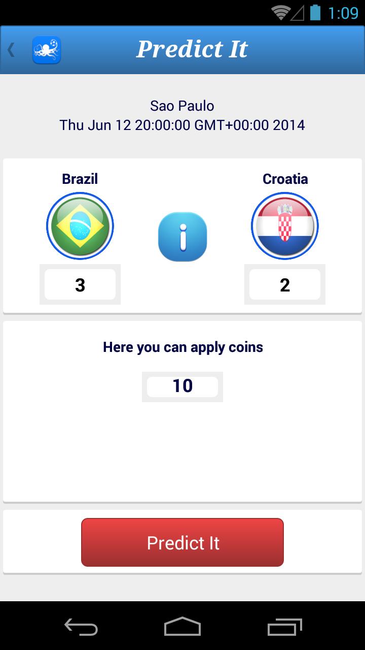 Predictit - World Cup 2014