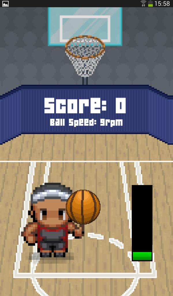 Basketball fun spin game