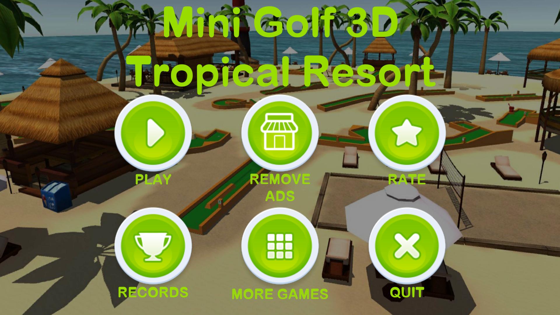 Mini Golf 3D Tropical Resort