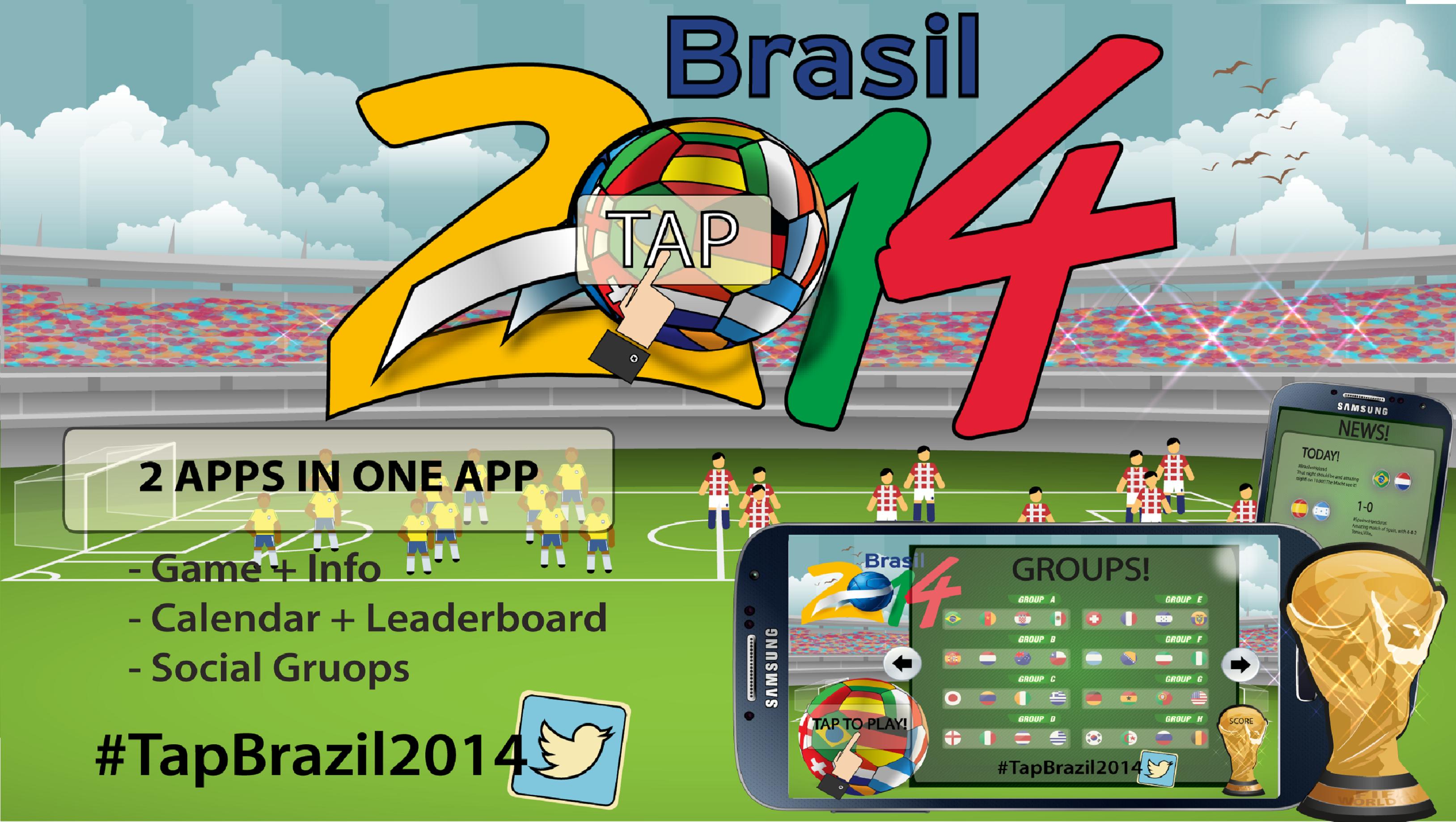 Tap Brazil2014 Calendar & Game