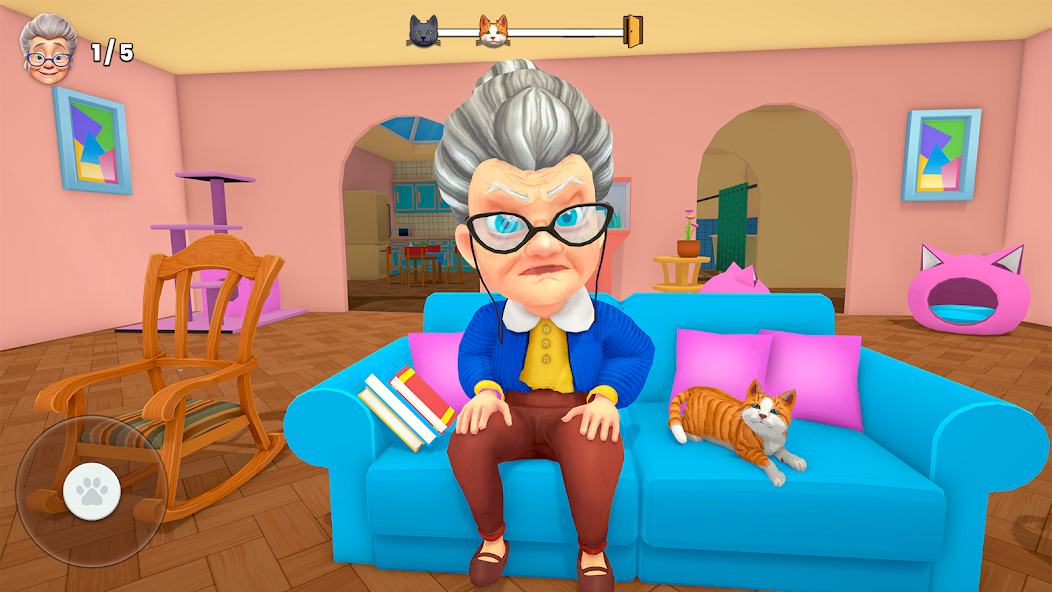 Bad Cat Simulator: Prank Gran