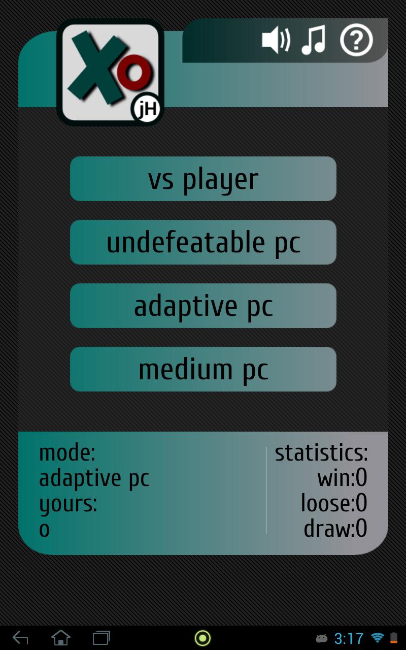 Undefeatable tic-tac toe