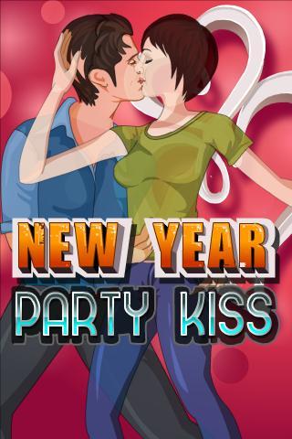 New Year Party Kiss