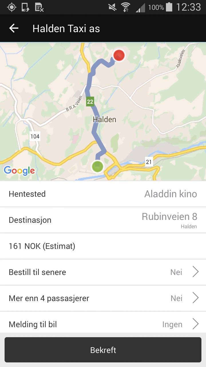 Halden Taxi