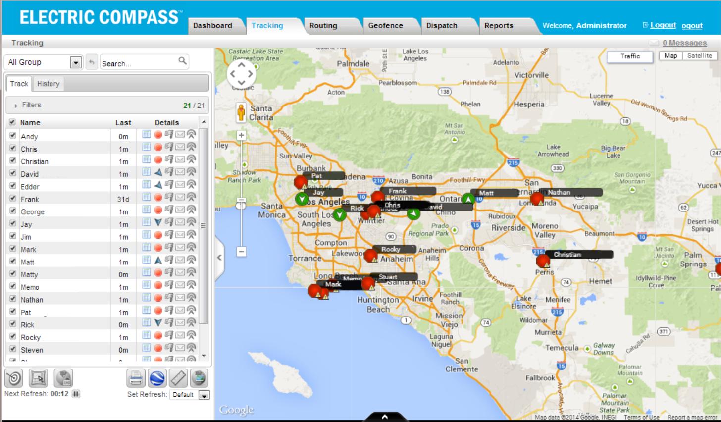 Electric Compass Tracker