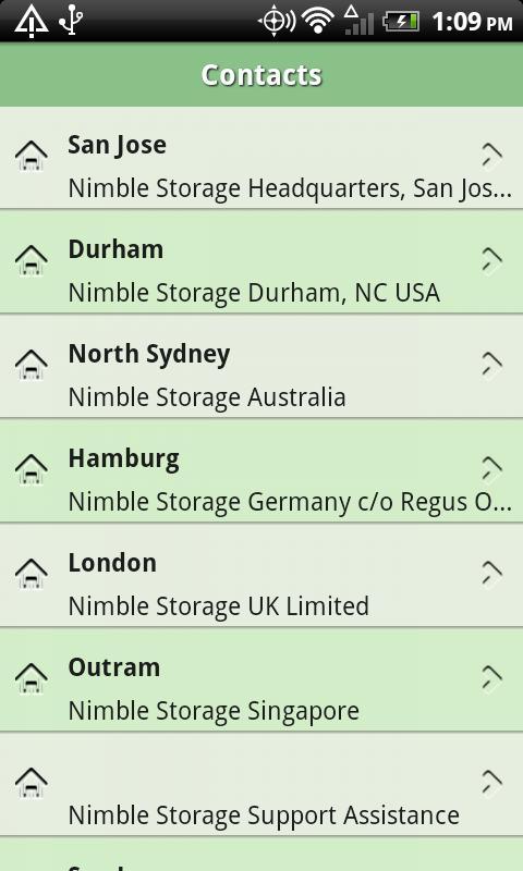 Nimble Storage Partner App