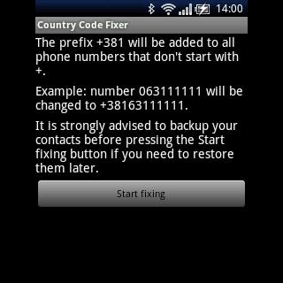 Country Code Fixer